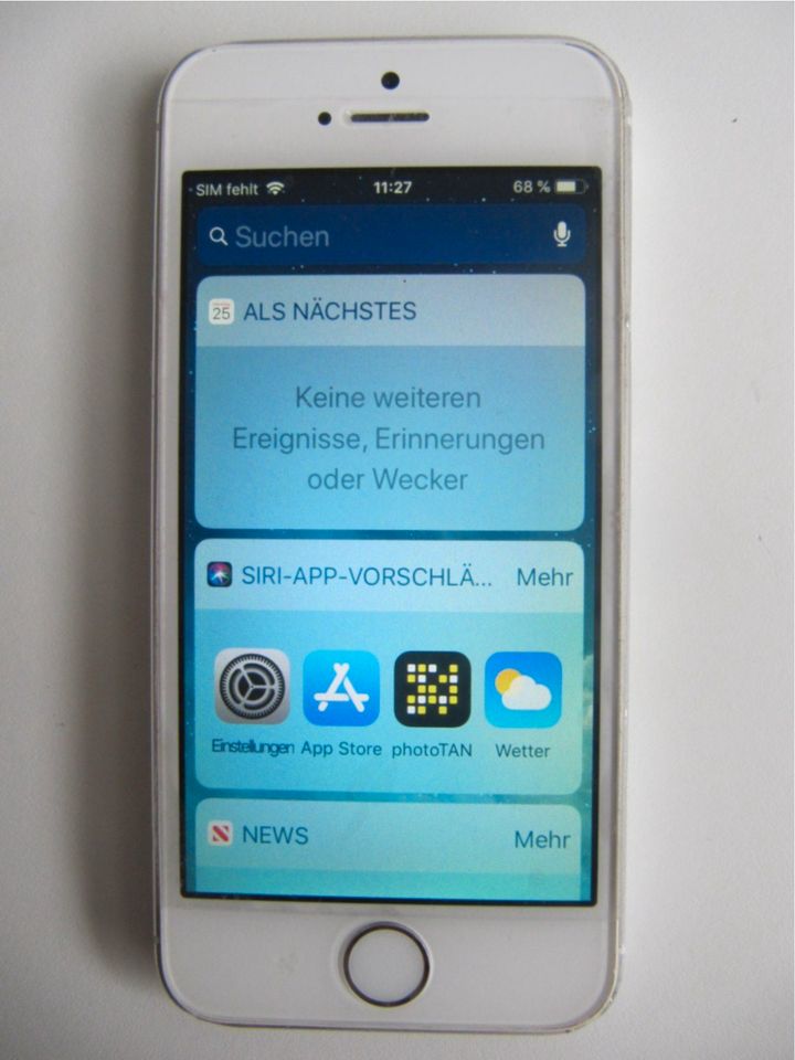 Handy iPhone 5s weiß funktioniert einwandfrei, gepflegt, D-Folie in München