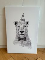 - neu - Leinwandbild Party-Löwe von JUNIQUE, 40x60 cm Frankfurt am Main - Westend Vorschau