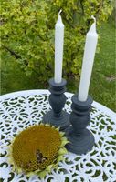 Kerzenständer grau 15cm hoch Thüringen - Winterstein Vorschau