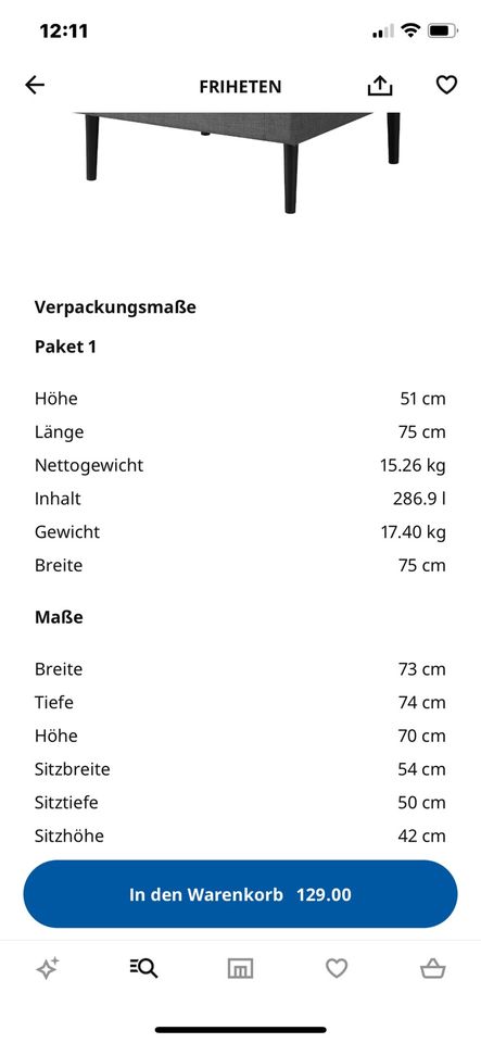 Sessel Ikea Friheten in Handewitt