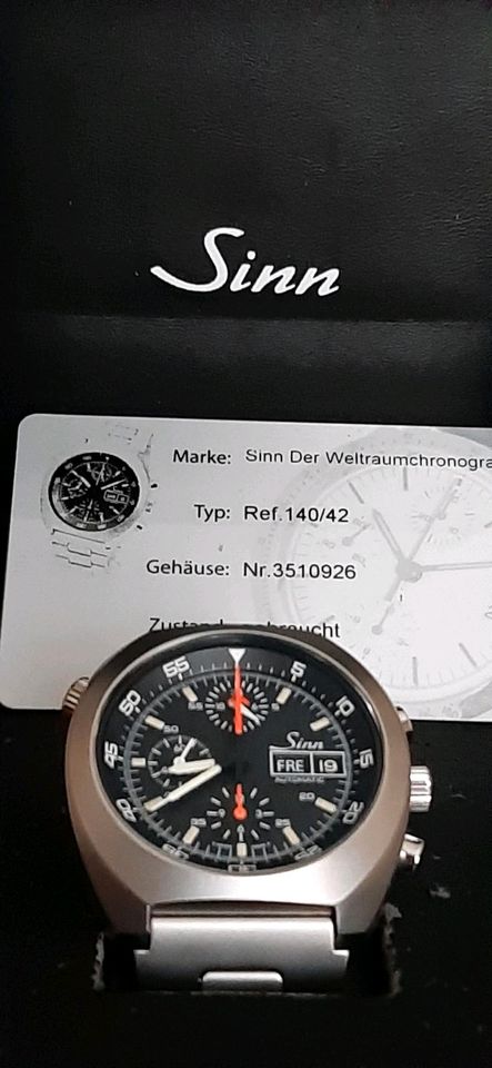 Sinn Weltraumchrono 140/142 in Holzkirchen