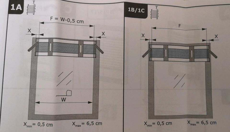 Plissee 75x130 cm anthrazit *neu* in Rheda-Wiedenbrück