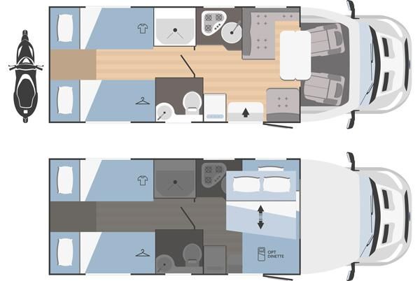 FRÜHLING 2024 Wohnmobil mieten verschiedene Modelle in Storkow (Mark)