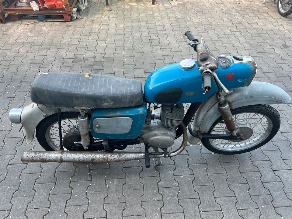 MZ ES150 ES 150 1974 Motorrad DDR 125 Simson in Osterweddingen