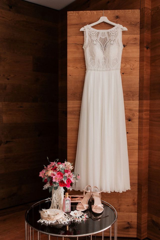 Hochzeit Brautkleid Boho Aire Barcelona in Kempten