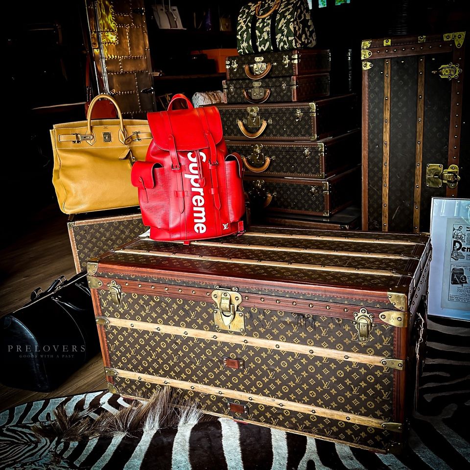 LOUIS VUITTON Truhe Malle Courier 100 Monogram Trunk Koffer in Hamburg