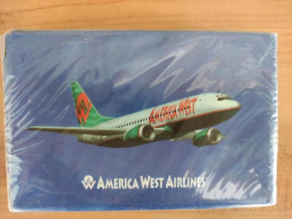 America West Airlines Pan Am Kartenspiel  Selten nicht Emirates in Köln