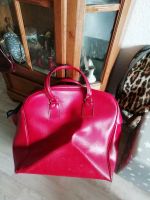 True vintage shopper weekender bag Tasche Reisetasche rot Leder Westerwaldkreis - Krümmel Vorschau