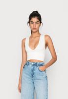 Urban Outfitters Weißes Sexy Crop-Top Blusen Oberteil S Frankfurt am Main - Fechenheim Vorschau