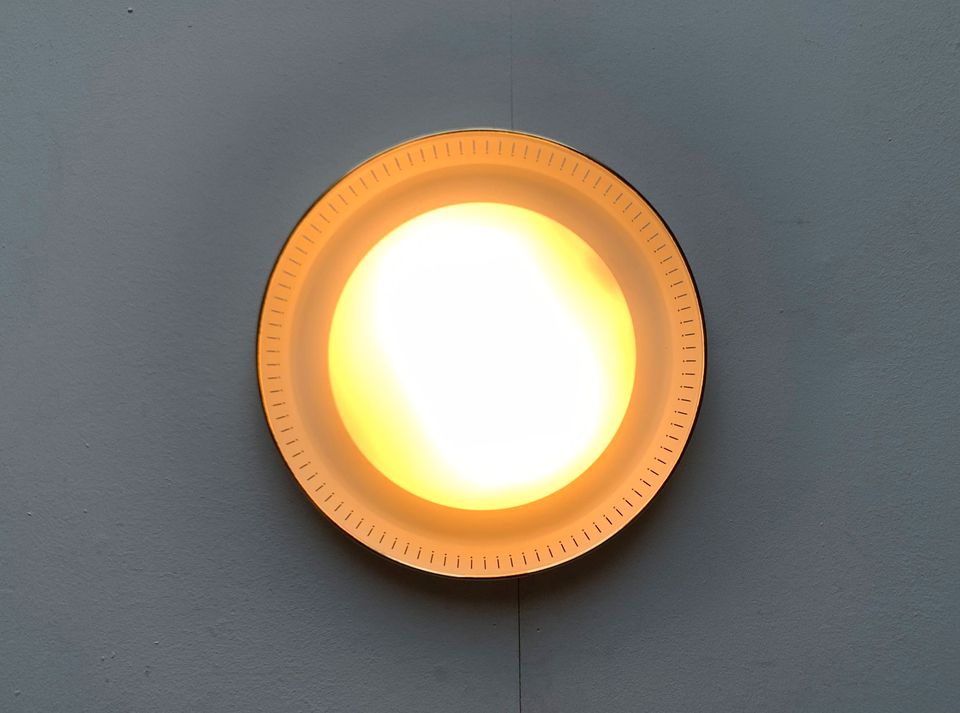 Mid Century Plafoniere Ceiling Wall Lamp zu 60er Stilnovo Italian in Hamburg