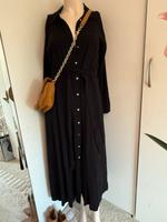 Maxikleid Hemdkleid schwarz H&M S Basic Viskose Kreis Pinneberg - Wedel Vorschau