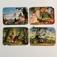 Vintage alte Glanzbilder Oblaten Scraps | Märchen Schneewittchen Wandsbek - Hamburg Bramfeld Vorschau