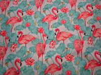 Flamingo Jersey Stoffe Stretch Stoff Patchwork Farbenmix nähen Bayern - Wartenberg Vorschau