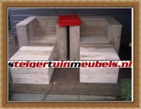 Gerüste Holzmöbel  ''Blok'' 2 stühle + 2 dockers €374,-  AKTION! Nordrhein-Westfalen - Mönchengladbach Vorschau