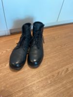 Last Conspiracy Uslu Leder-Mid High Boot schwarz Leder 44 Düsseldorf - Friedrichstadt Vorschau