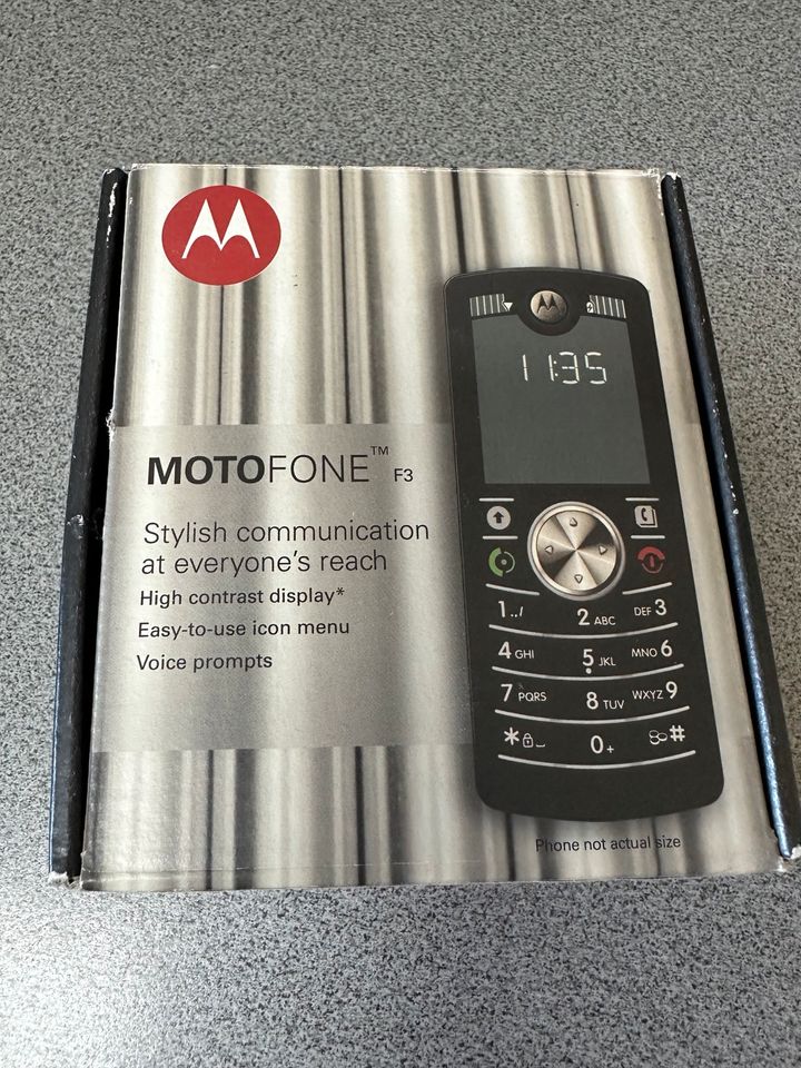 Motorola Motofone F3 • Tastenhandy • Schwarz in Darmstadt