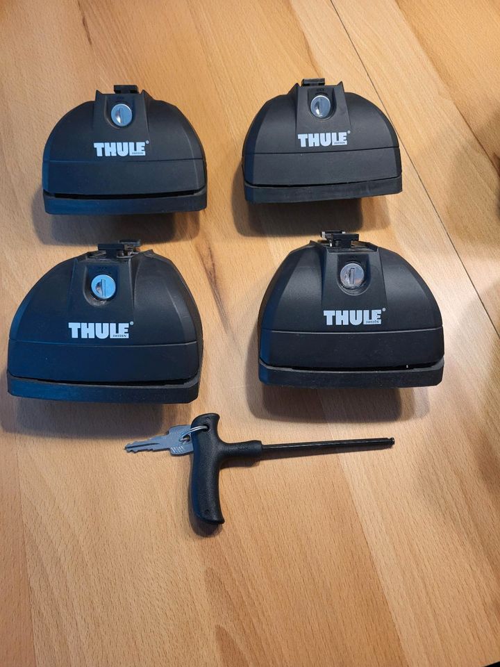 Thule Rapid System 753 + System Kit 4024 in Stein