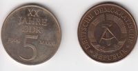 DDR Münze XX Jahre DDR Nordrhein-Westfalen - Nümbrecht Vorschau