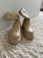 Topshop Boots Stiefel Stiefeletten Creme Beige Sock Gr.38 Nordrhein-Westfalen - Dorsten Vorschau