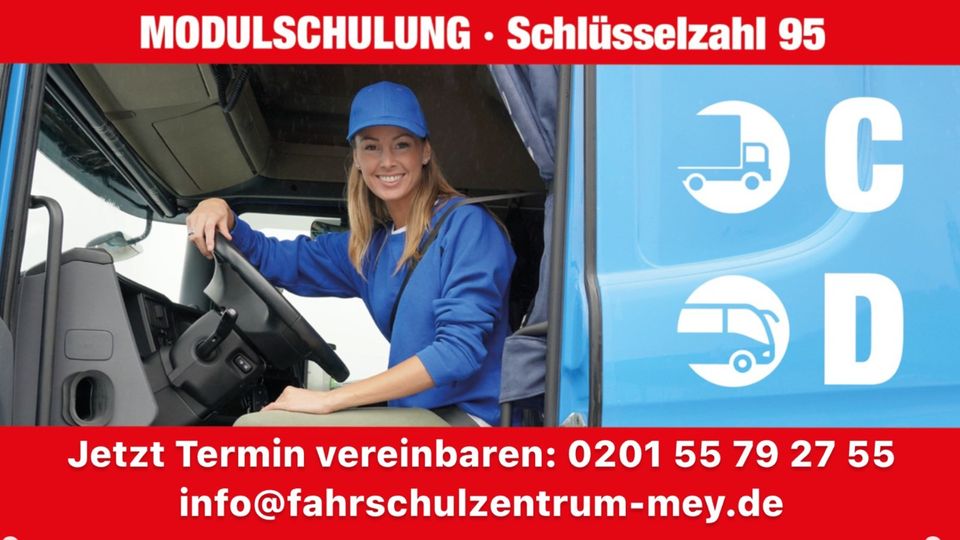 Modulschulung 95 Fahrschule LKW Bus in Essen