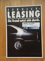 Alter Prospekt zum BMW-Service-Leasing für Sammler Lindenthal - Köln Müngersdorf Vorschau