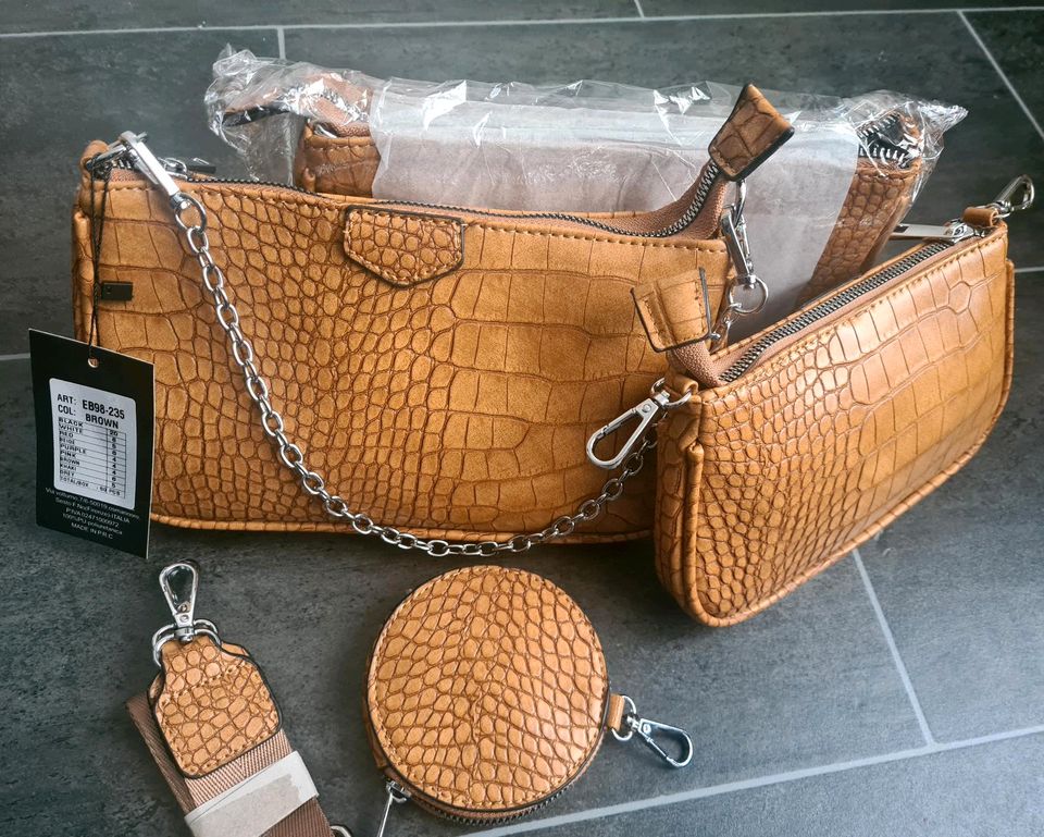 Damen Handtasche Umhängetasche 3 teilig Braun  15€ in Solingen