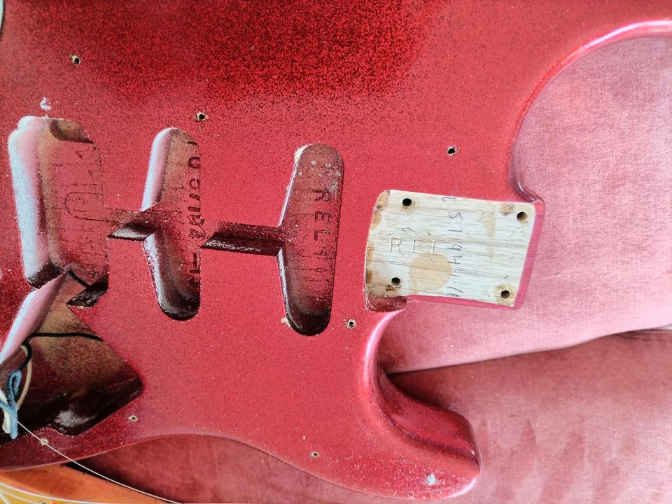 Fender CS Red Sparkle HBS-1 Relic TAUSCH in Essen