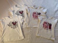 Mädchen T-Shirt Set Zwillinge weiß mit Motiv Gr.140/146 Brandenburg - Luckau Vorschau