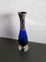 F. Spahr Vase mit Silber, Kobaltblau, Glasvase⭐ Niedersachsen - Syke Vorschau