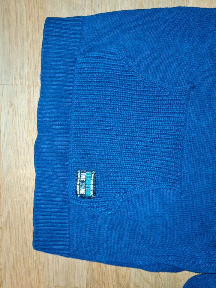 Pullover blau gr 122 100% Baumwolle in Taunusstein