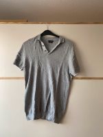 Poloshirt Massimo Dutti mit Knopfleiste, grau, Gr. M, Shirt Bayern - Neusäß Vorschau