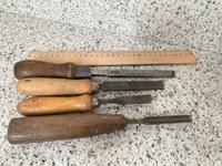 4 Stück antike Beitel, Hohleisen, Holzbeitel, Werkzeuge antik Bayern - Weiden (Oberpfalz) Vorschau
