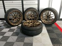 MOTEC HYPER MESH BRONZE 8,5x19 ET45 LK 5x112 MIT 225/35R19 RÉIFEN Nordrhein-Westfalen - Schmallenberg Vorschau