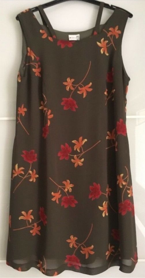 Sommerkleid Damen Kleid Bolerojacke Gr. 46 FABIANI grün Blumen in Wuppertal