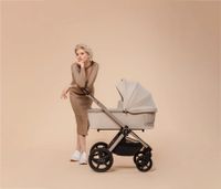 Venicci Tinum Upline Stone Beige Kombi Kinderwagen Leipzig - Schönefeld-Abtnaundorf Vorschau