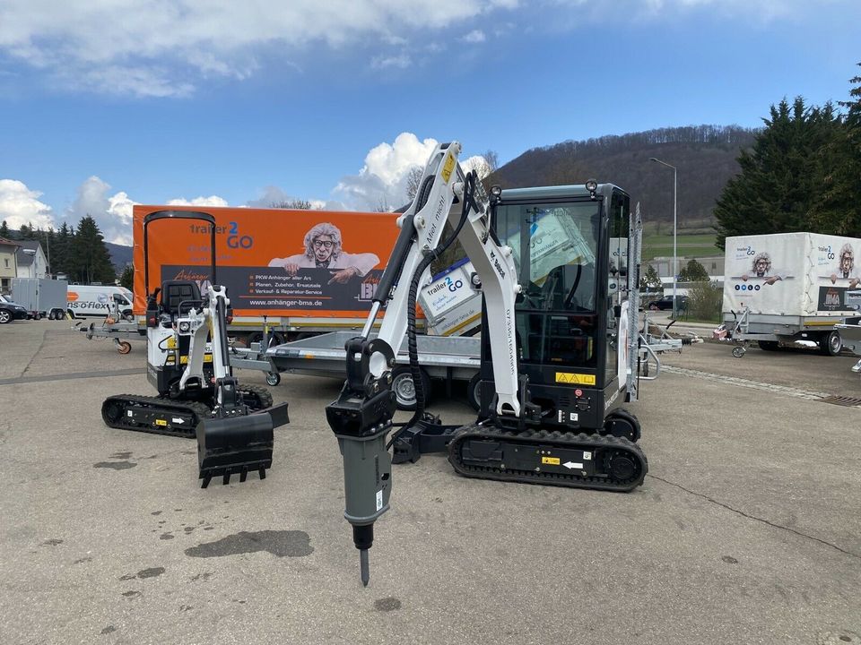 Hydraulikhammer Meißel Meißelhammer für Minibagger MS01 mieten in Mühlhausen im Täle