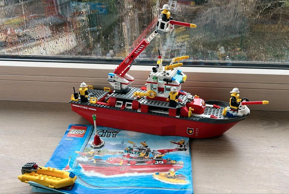 Lego #7207 Feuerwehrschiff in Waltenhofen