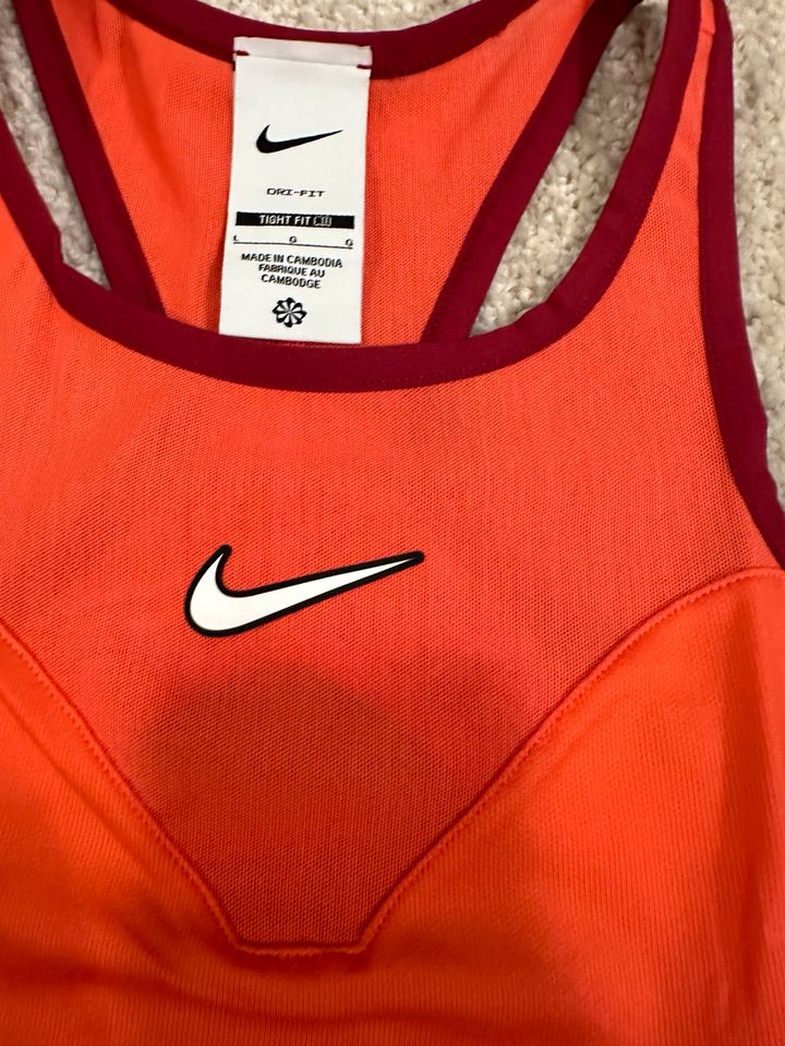 Nike Court Slam Tank Top Tennis Koralle Gr. L neu in Bonn