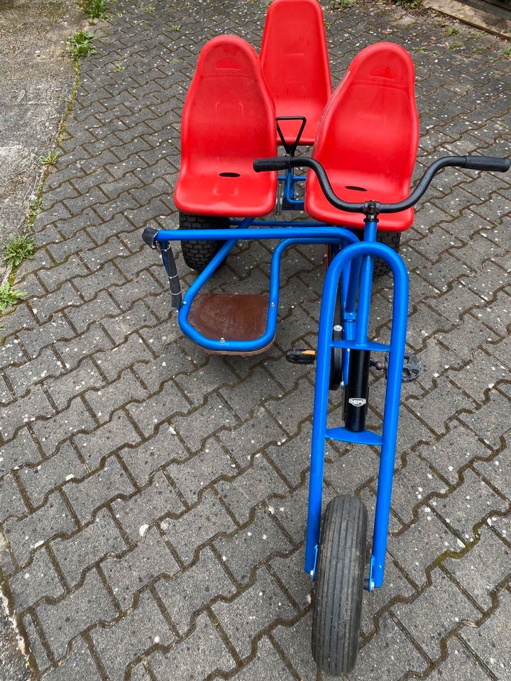 Berg Kettcar Trike Chopper 3 Sitzer Gokart Gocart blau in Bad Wimpfen