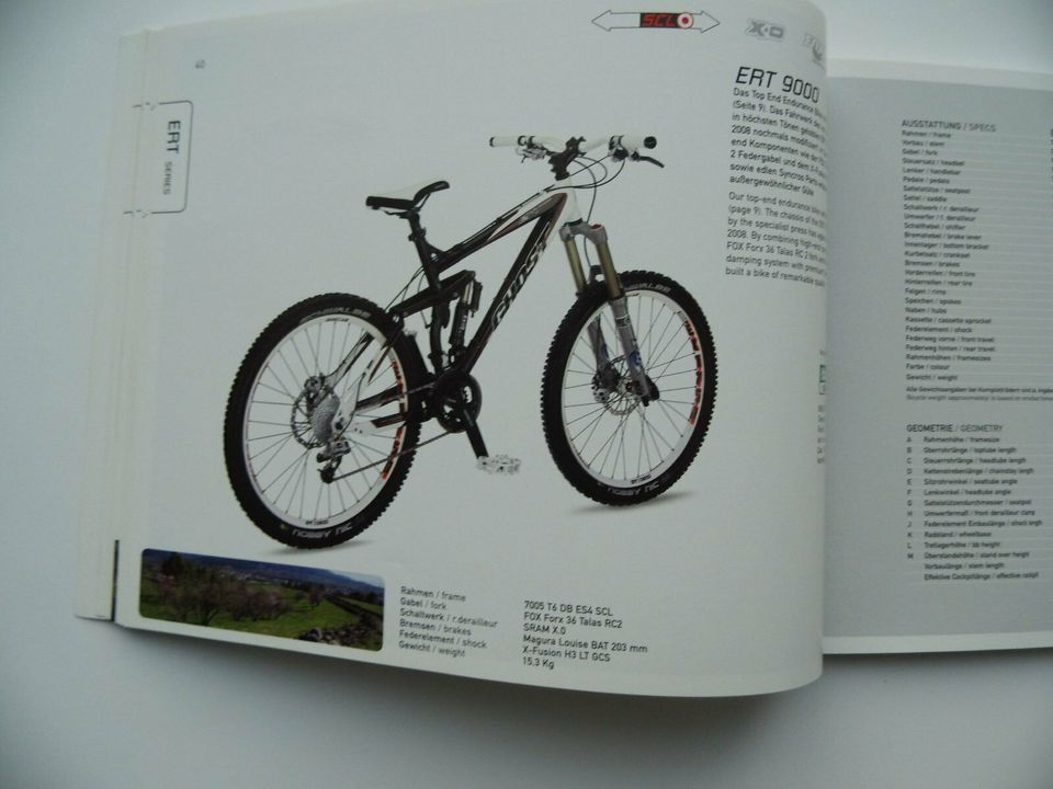 Ghost, Katalog, Broschüre, Prospekt, 2008, MTB, Race, Fahrräder in Rheda-Wiedenbrück