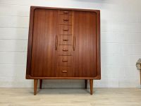 Vintage Teak Highboard Schrank Kommode mid century 70er DYRLUND Niedersachsen - Delmenhorst Vorschau