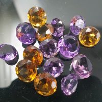 15x Echter fac. Amethyst und Citrin ( 32,5 Carat ) 8 - 9,5 mm Nordrhein-Westfalen - Recklinghausen Vorschau