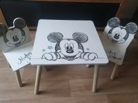 Kindertisch Mickey Mouse mit 2 Stühlen Sachsen - Zwickau Vorschau