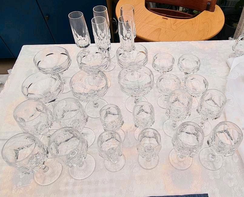 27 blei kristall gläser Alexandra 70er true vintage nachtmann in Geesthacht