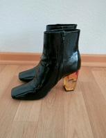 Mango Lederstiefeletten Lacklederboots Blockabsatz Lacklederschuh Hannover - Ahlem-Badenstedt-Davenstedt Vorschau