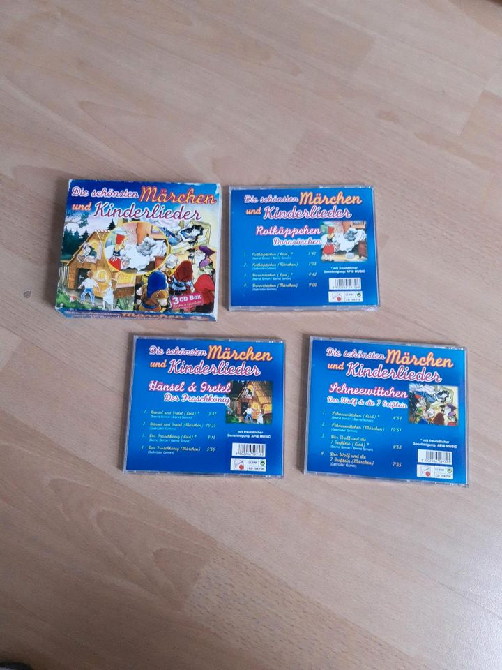 CD Box Die schönsten Märchen und Kinderlieder 3 CD's in Aachen