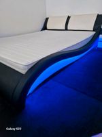 Kunstleder Doppelbett mit LED 160x200 Bad Doberan - Landkreis - Sanitz Vorschau