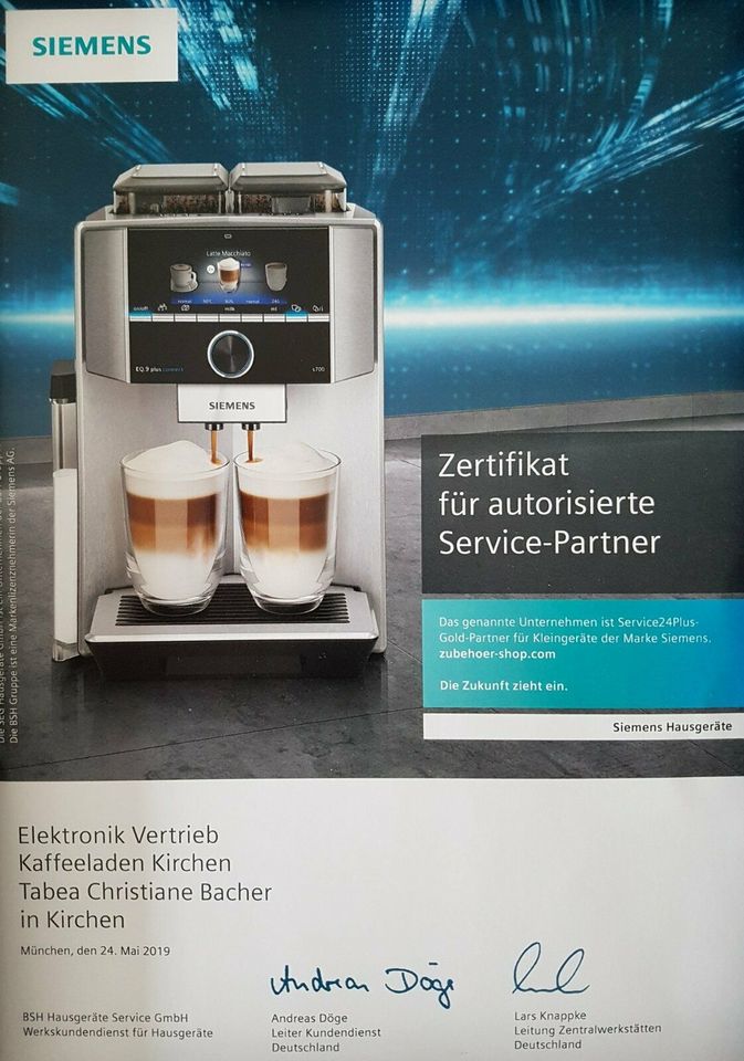 NEU Siemens EQ700 integral TQ707D03 vom Fachgeschäft in Rheinland-Pfalz -  Kirchen (Sieg) | Kaffeemaschine & Espressomaschine gebraucht kaufen | eBay  Kleinanzeigen ist jetzt Kleinanzeigen