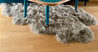 Maisons du Monde - Teppich shaggy aus Schaffell, beige, 110x180 Bayern - Finsing Vorschau