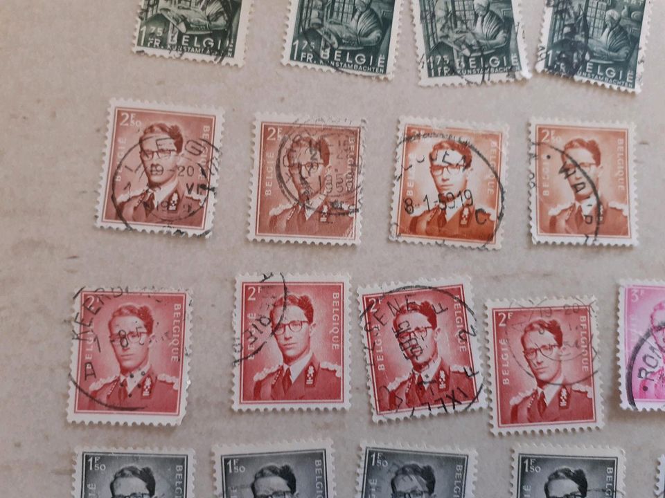 Briefmarken Belgien in Großenbrode